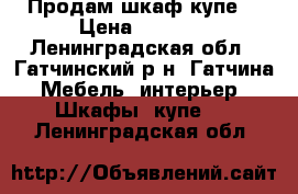 Продам шкаф купе. › Цена ­ 9 000 - Ленинградская обл., Гатчинский р-н, Гатчина  Мебель, интерьер » Шкафы, купе   . Ленинградская обл.